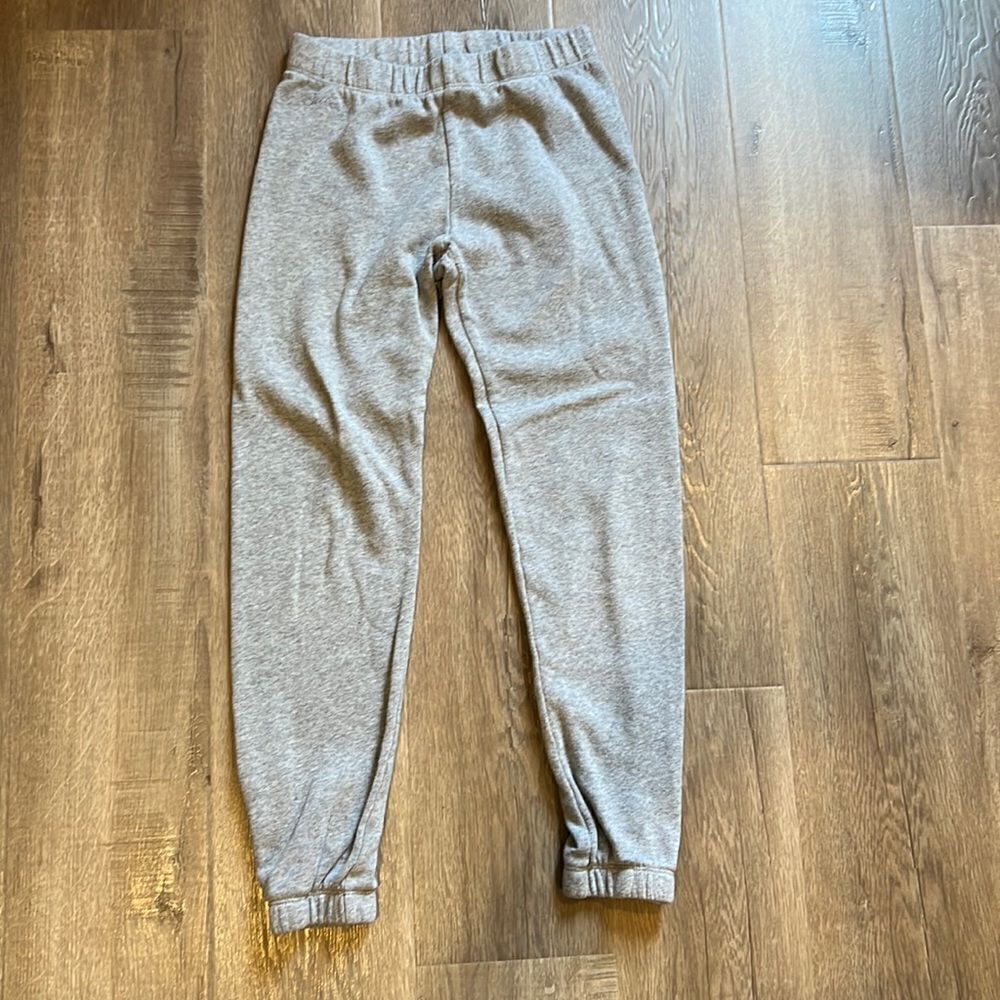 Gray jogger pants